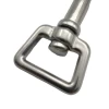 Stainless steel hook metal dog leash hook Ring Square Eye Swivel Snap Hook