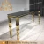 Import Stainless  steel legs  tempered glass top hotel  cocktail bar furniture from China