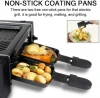 stainless steel Mini Raclette Grill Indoor Barbecue Griddle