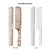 Import Stainless Steel Professional Hair Comb Ultra-thin Anti-Static B Salon Hair Styling Hairdressing Barbers metal hair Combs from China