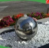 Stainless steel sphere fountain, hollow metal balls water feature for garden and hall decoration