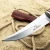 Import Steel wolf head hunting knifes survival outdoor knife from China