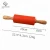 Import Stock 4 inch Mini silicone Rolling Pin with wooden handle For baking from China