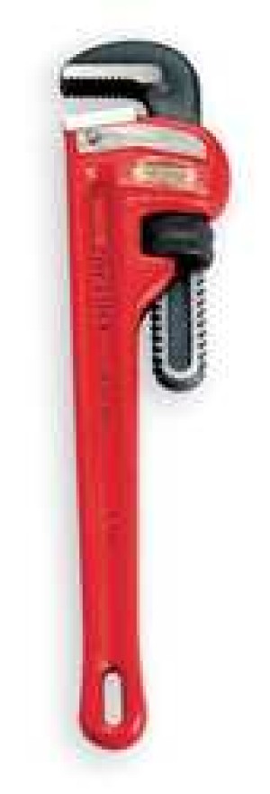 Straight Pipe Wrench Cast Iron 6 in L