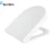 Import SU004 New design plastic D shape toilet seat with soft close hinge sanitary fitting from China