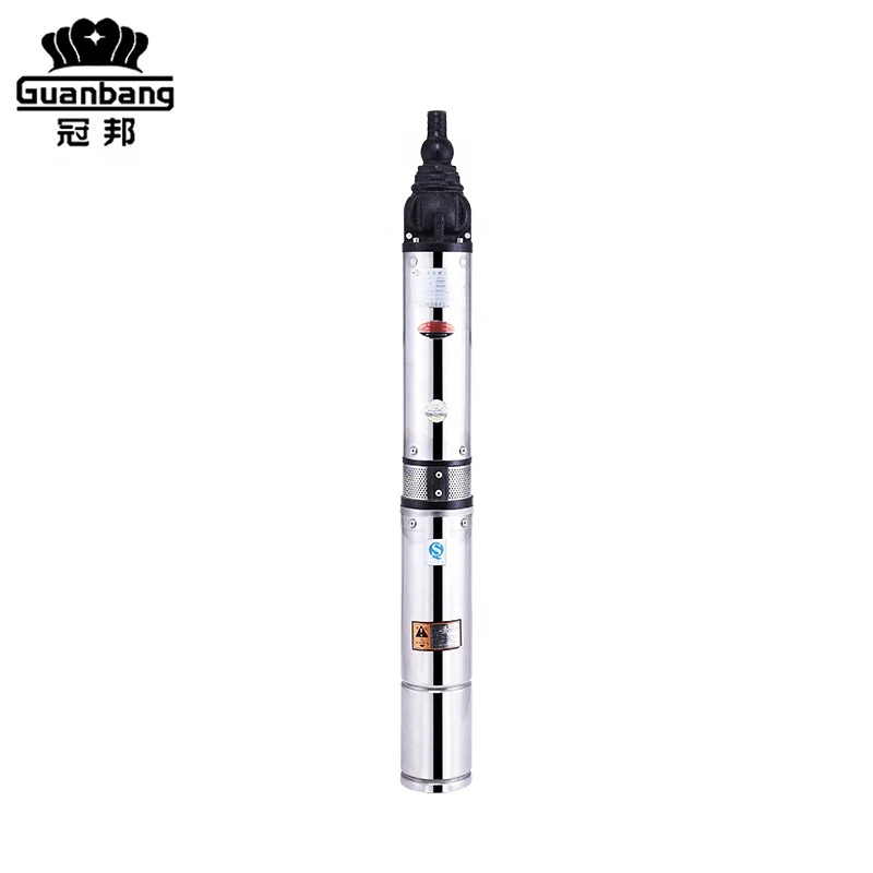 Submersible Deep Well Pump Stainless Steel Material 1 Inch Water Outlet Size