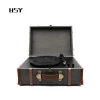Suitcase Vintage Turntable Vinyl Record Player Stereo speakers