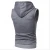 Import Summer Mens Plus Size Clothes Thin Solid Cotton Sleeveless Hooded Men Casual T-shirt from China