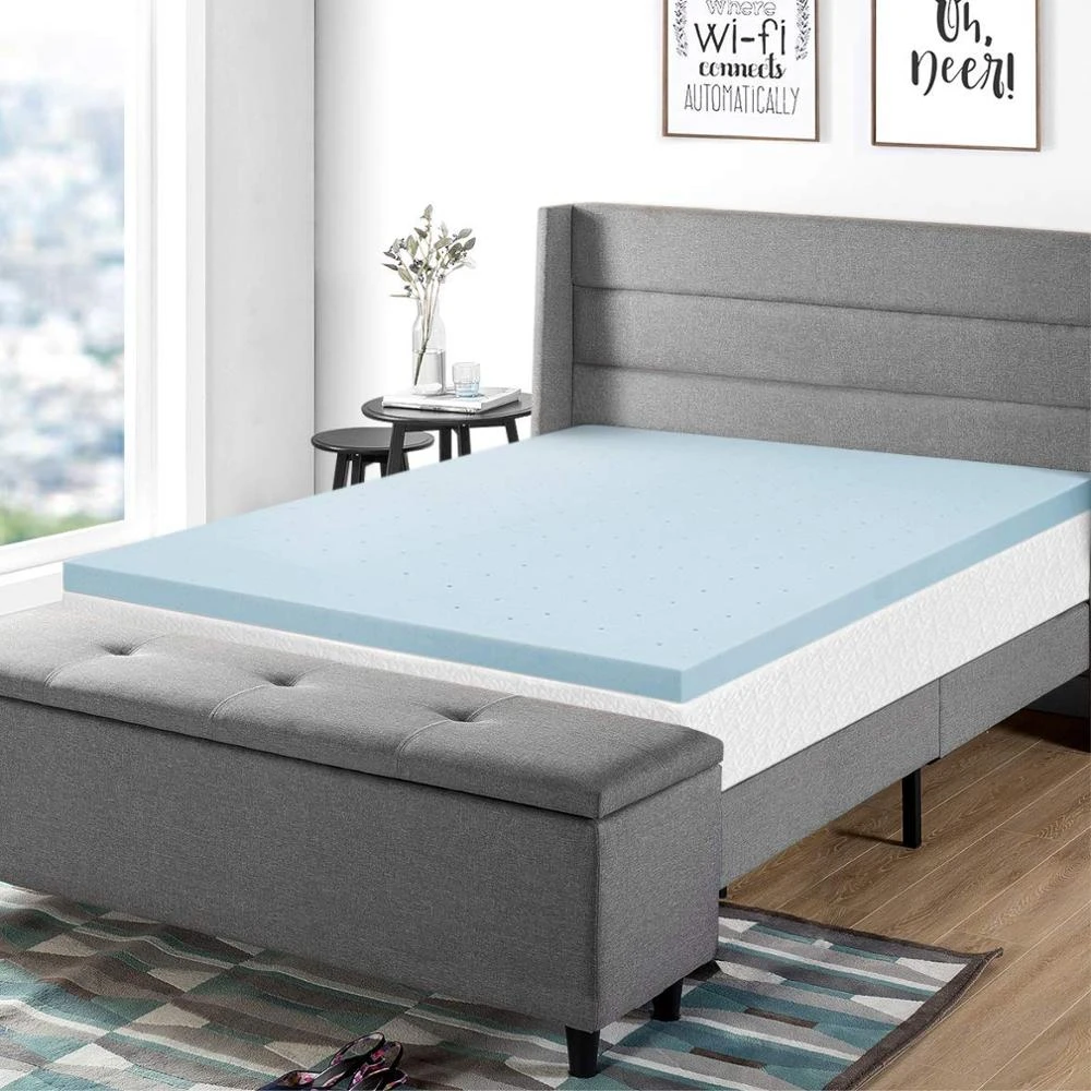 Super memory foam mattress with latex top cheap double bed mattress price