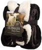 Super soft wholesale fleece sheep wool lamb blanket with good quality, sherpa throw