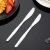 Import Swan Restaurant Knife Dinner Spoon And Forks Silver Flatware Cutlery Set Stainless Steel from China
