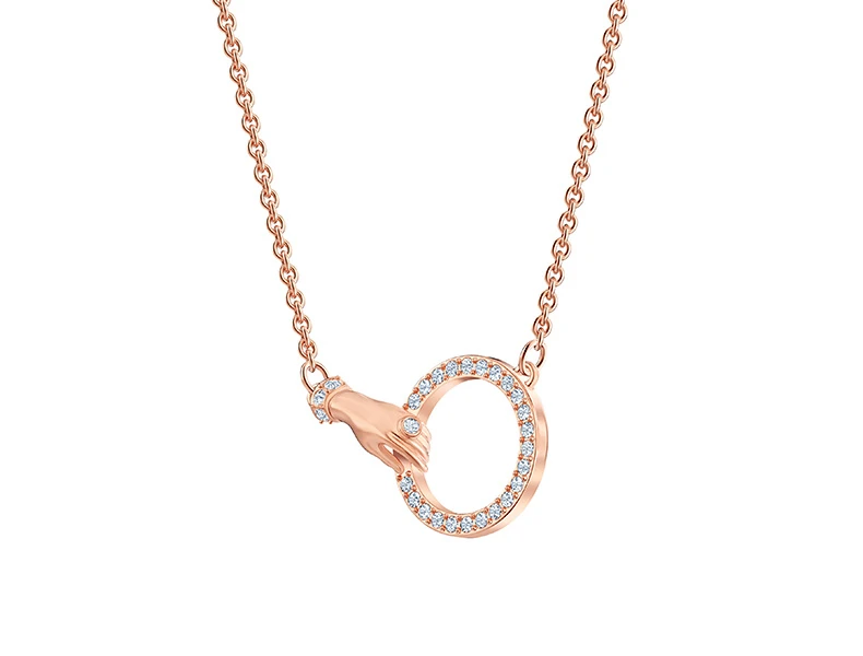 Swarlo SYMBOL simple ring necklace symbol of Love Ring Bracelet