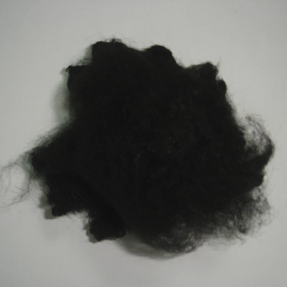 SynHua-24 pp staple fiber black fibra textile grade Polypropylene staple fiber Non-Woven Fabric