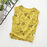 T-shirt Dress 2020 Kid Boy Casual Tee Baby Summer Cotton Animals Printing Clothing