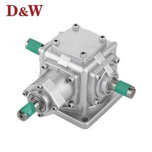 T-type 90 degree gearbox Spiral bevel gear steering bevel gear H right angle gearbox