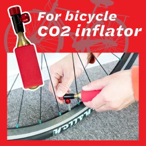 Taiwan weight 17g efficiently bike tire pump inflator to inflate the bicycle tire