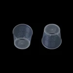 The factory supplies three sided measuring cups with calibration 30ml plastic transparent measuring cups Medical measuring cups