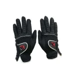 Thermal storage winter golf custom leather security Pair pure leather glove mitten winter