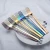 Import Titanium Plating PVD stainless steel 18/8 Korean Style 8 Colors Spoon& Forks from China