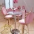 Import top quality baroque stainless steel high bar chair from China