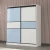 Import Top quality bedroom wall furniture design wardrobe with sliding door from China