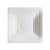 Top Selling Product Pottery Square Style White Color Ceramic Hotel Dinner Porcelain Ware