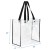 Import Tote Bag Transparent Travel Gym Sports 2-pack Custom PVC Clear Female OPEN Lady from China