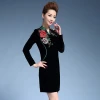 Traditional Authentic Chinese Zipper Women&#39;S Dress Clothing