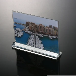 Transparent A4 A5 A6 B5 T-Style Photo Frame Acrylic Sign Holder Price Tag Stand Acrylic Table Display Desktop