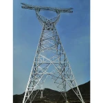 Triangle Free steel truss tower ton Lattice Galvanized Steel Telecom Communication industrial steel tower