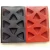 Import Triangle Non-Stick Silicone Baking Mold Pastry Pie Tart Baking Pan from China