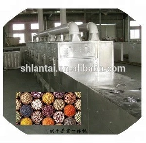 tunnel continuous industrial microwave oven dry soybean drying equipment