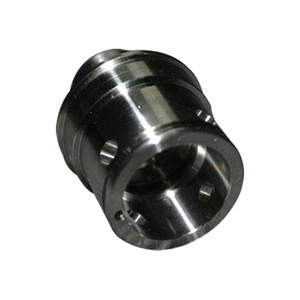 Turning and milling composite machining  stainless steel round hole shape parts