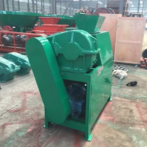 twin roller feed granulator mill/organic fertilizer making machine/fertilizer pellet equipment