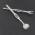 Import Two Pieces Spoon And Fork Set Hanging Multi-purpose Dessert Spoons Set Stainless Steel Coffee Stirring Spoon Set from China