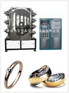UBU supply full-automatic pvd multi-arc ion coating machine for metal/ jewellery/ glass and ceramic products