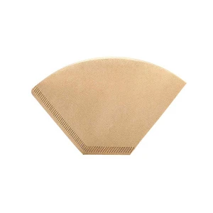 unbleached and environmentally friendly natural paper filters fit all 2-4 cup size cone style Coffee filter