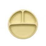 Unbreakable Tableware Non Slip Toddler Feeding Silicone Divided Kid Plate