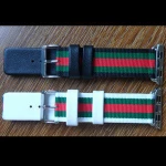 Unique design for white nylon apple watch band 38mm 42mm