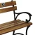Import Urban Park  Metal Bench Legs Outdoor Patio Furniture Wooden Bench from Republic of Türkiye