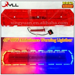 Used LED Security Emergency light bar for Police fire truck ambulance vehicle