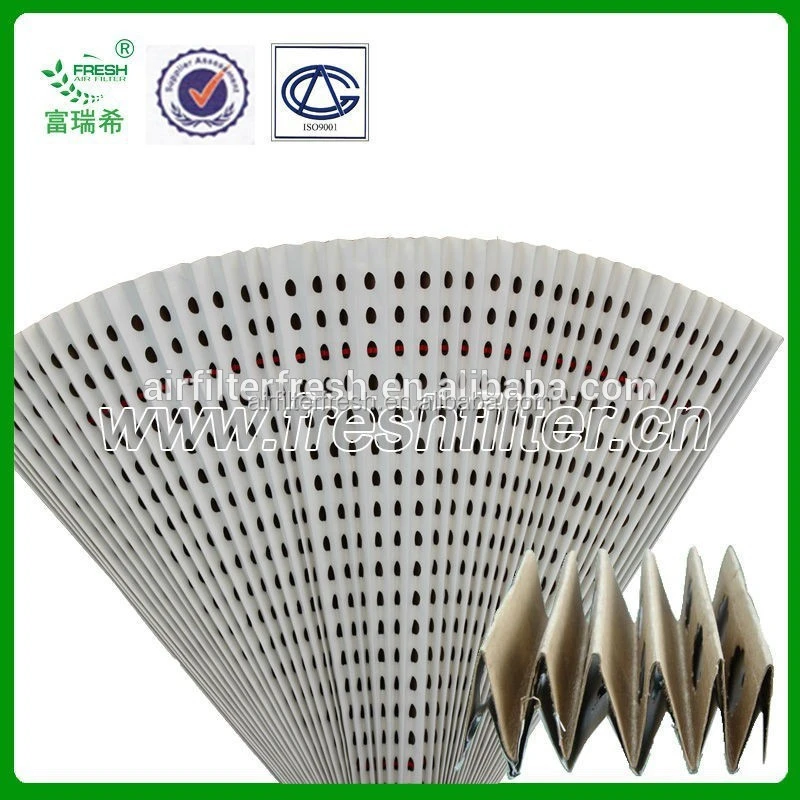 V-type filter paper pre folded paper filter for spray booth