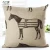 Various Cartoon Horse Printed Linen Cotton Home Decoration Houseware Fashion Throw Pillow Cases