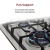 Import various specifications stainless steel gas cooker built-in gas stove 5 burners kitchen gas cooktops from China