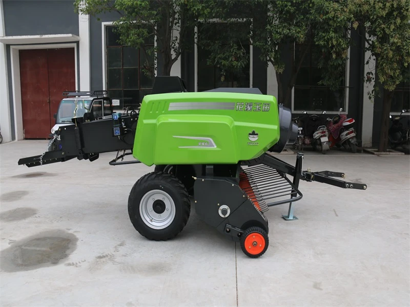 Very Nice Green/Blue Flexible and Professional Hay Bale Wrapping Machine for Agriculture