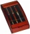 Import VIP Collection Gift ECO Friendly DIY Wood Rollerball Pencil Letter Opener Ball Pen Set with Luxury Coffin Wooden Case Rosewood from China