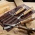 Import Walnut Handle 4pc CRV-Plated Blade Chisel Set from China