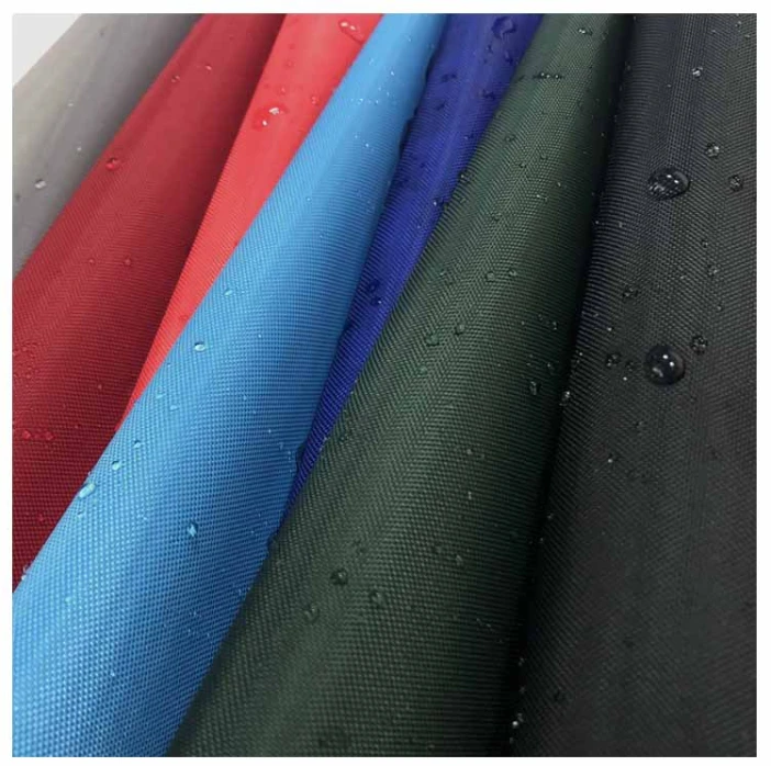 water repellent 210t 300D nylon breathable oxford fabric with pvc coating