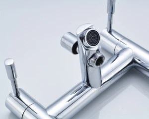 Waterfall Bathroom Chrome Modern Hand Held Shower Hose Bath Mixer Tap