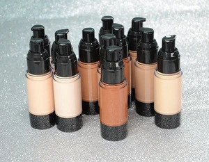 Waterproof makeup private label foundation 12 colors for options